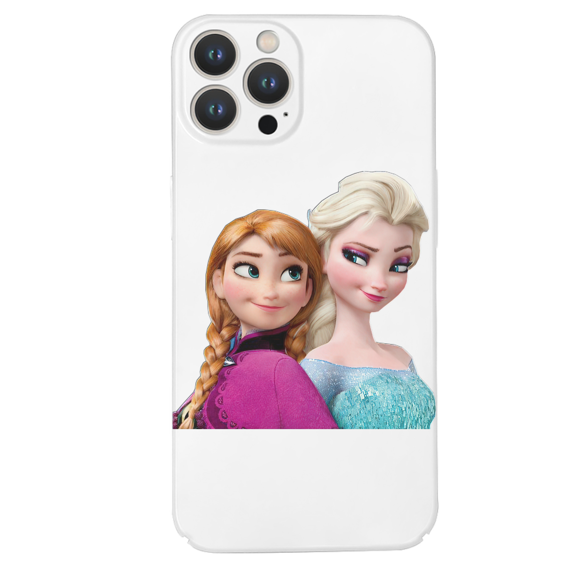 （画像用） アナと雪の女王 アンナ エルサ Frozen Anna Elsa 【iPhone 14シリーズ対応】ハードケース